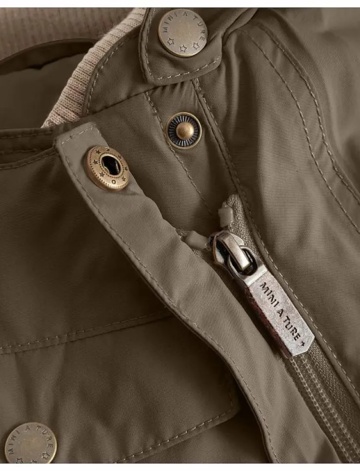 Barn MINI A TURE Overaller|MATWISTI fleece lined snowsuit. GRS - Overaller