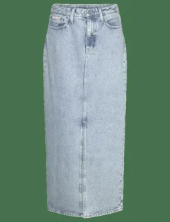 Kvinnor Calvin Klein Jeans Kjolar|MAXI DENIM SKIRT - Maxikjolar