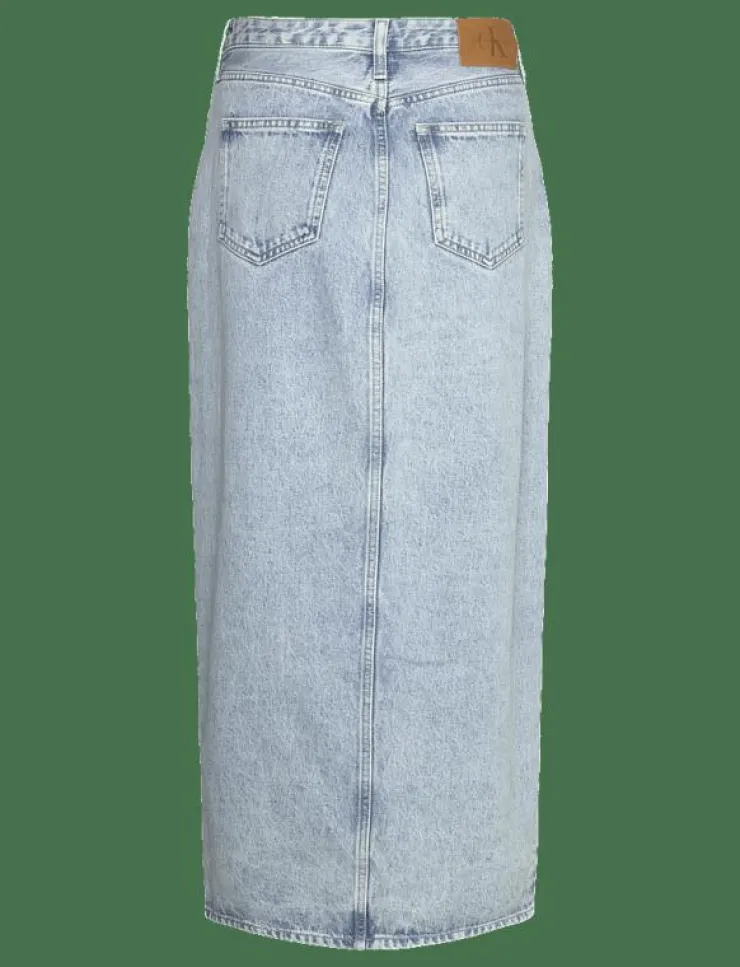 Kvinnor Calvin Klein Jeans Kjolar|MAXI DENIM SKIRT - Maxikjolar