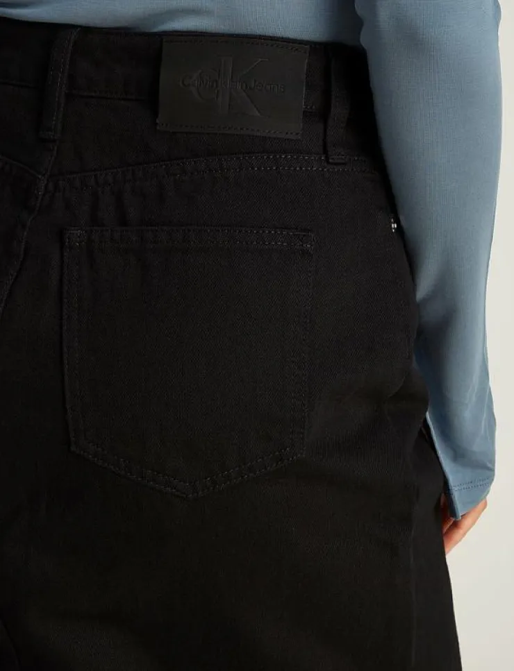 Kvinnor Calvin Klein Jeans Kjolar|MAXI DENIM SKIRT - Midi kjolar