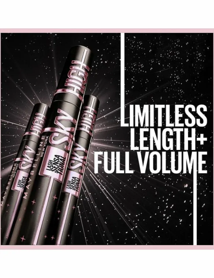 Maybelline New York Lash Sensational Sky High Mascara Cosmic Black - Ögon|Kvinnor Smink
