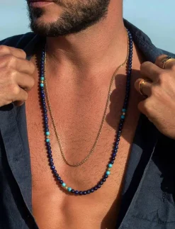 Nialaya Smycken|Men's Figaro Chain in 3mm - Halsband