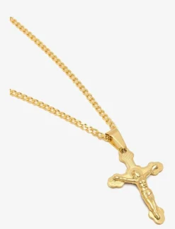 Nialaya Men's Necklace with Crucifix Pendant - Halsband| Smycken