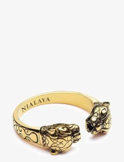 Nialaya Smycken|Men's Panther Ring - Ringar