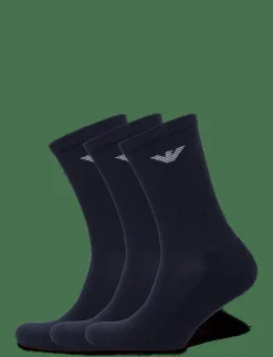 Emporio Armani Underkläder|Strumpor|MEN'S KNIT SHORT SOCKS - Vanliga strumpor