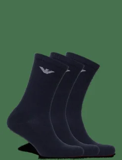 Emporio Armani Underkläder|Strumpor|MEN'S KNIT SHORT SOCKS - Vanliga strumpor
