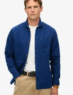 Superdry Overshirts|MERCHANT LINEN BLEND OVERSHIRT - Jackor & rockar