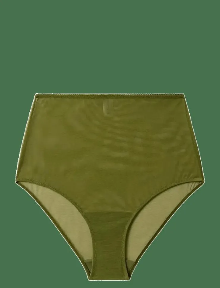 Kvinnor Understatement Underwear Trosor|Mesh Highwaist Briefs - Trosor