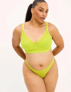 Kvinnor Understatement Underwear Trosor|Mesh Thong - String