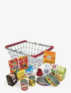Magni Toys Metal Basket with grocery products - Marknadsstånd|Barn Rollspel