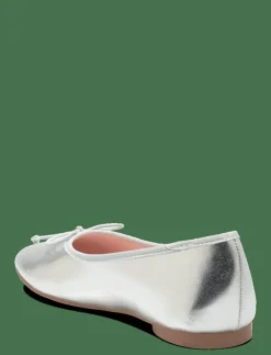 Barn Mango Ballerinaskor & Slip-Ons|Metallic ballet flats with bow - Ballerinaskor & Slip-ons