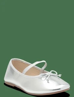 Mango Metallic ballet flats with bow - Ballerinaskor & Slip-ons|Barn Ballerinaskor & Slip-Ons