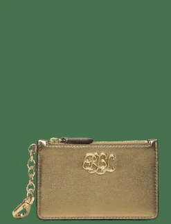 Lauren Ralph Lauren Metallic Nappa Leather Zip Card Case - Korthållare|Kvinnor Nyckelringar|Plånböcker & Korthållare