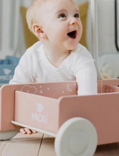 Micki Leksaker MICKI LÄRA GÅ VAGN ROSA - Babyleksak|Barn Babyleksaker
