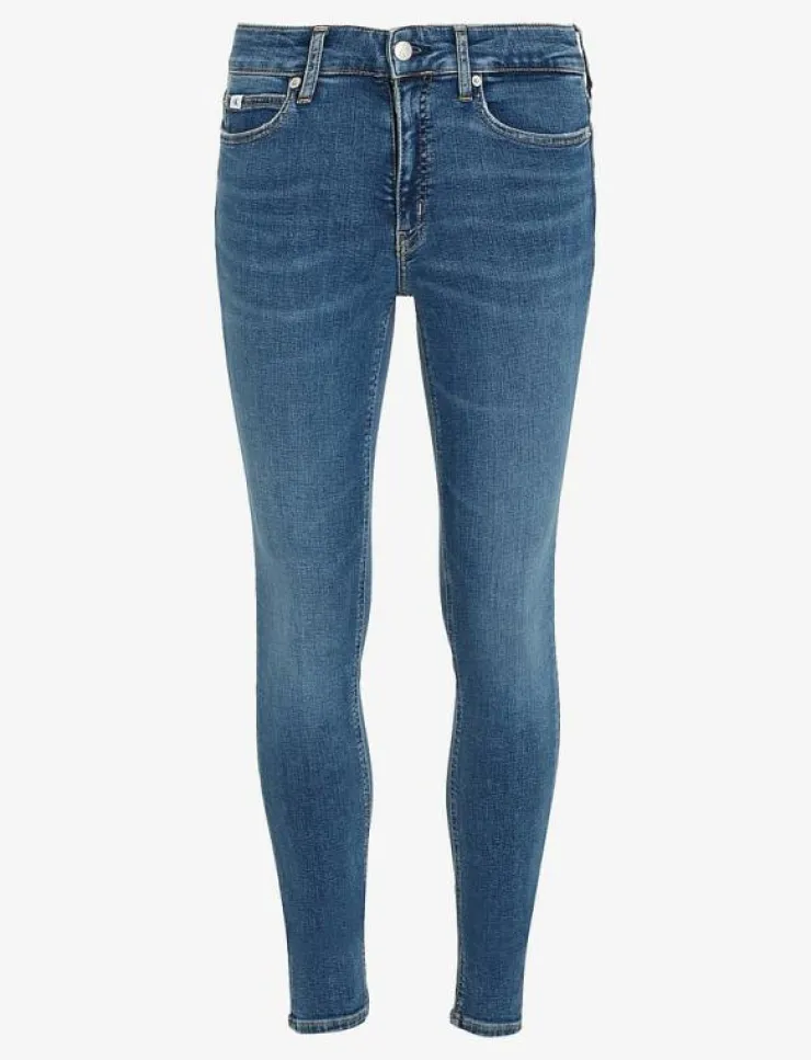 Kvinnor Calvin Klein Jeans Denimkläder|Jeans|MID RISE SKINNY - Skinny Jeans