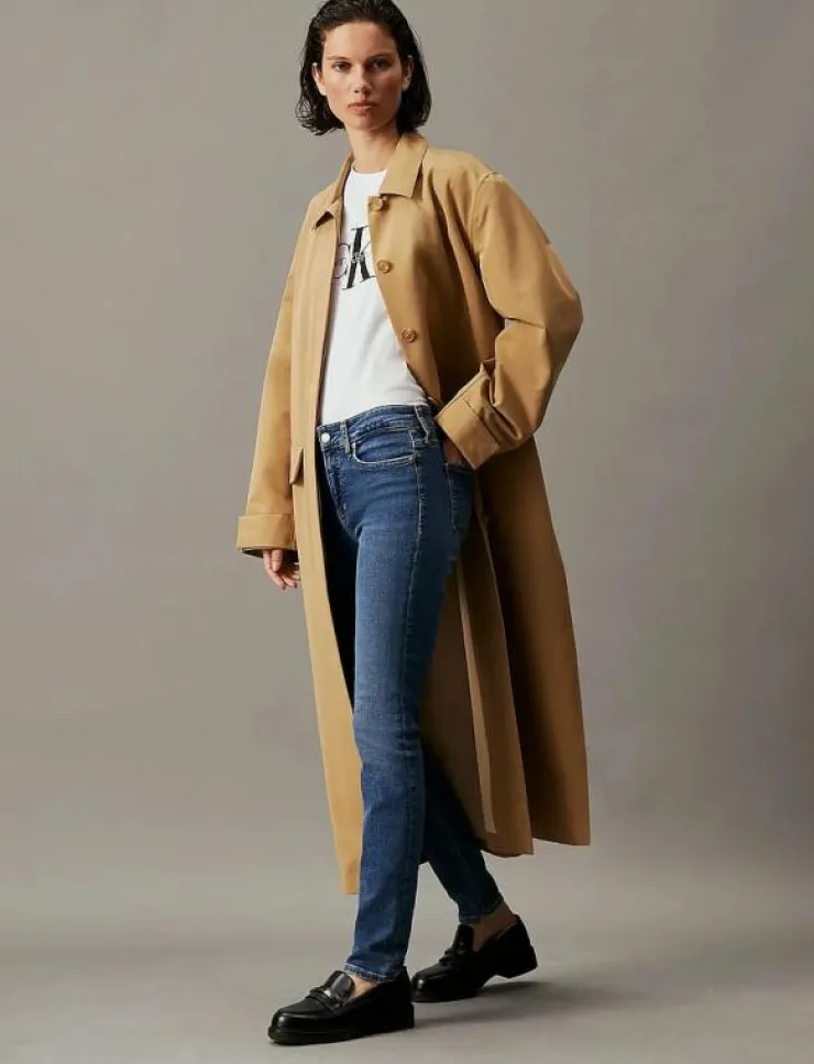 Kvinnor Calvin Klein Jeans Denimkläder|Jeans|MID RISE SKINNY - Skinny Jeans