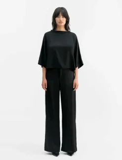 Ahlvar Gallery Mila satin trousers - Vida byxor|Kvinnor Byxor