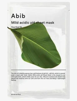 Kvinnor Abib Hudvård|Mild Acidic pH Sheet Mask Heartleaf Fit - Ansiktsvård