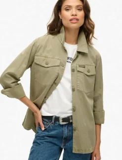 Kvinnor Superdry Overshirts|MILITARY OVERSHIRT - Utilityjackor