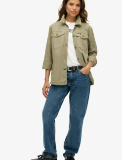 Kvinnor Superdry Overshirts|MILITARY OVERSHIRT - Utilityjackor