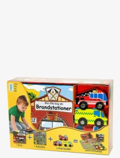 Barn GLOBE Leksaksfordon & Bilar|Leksaksset & Leksaksfigurer|Min lille Brandstation - Lekset