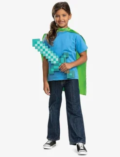 Disguise Minecraft Sword & Cape Set - Maskeradkläder|Barn Leksaker|Leksaker