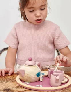Tender Leaf Mini Chef - Birdie Tea Set - Leksakskök & Tillbehör|Barn Leksakskök & Tillbehör