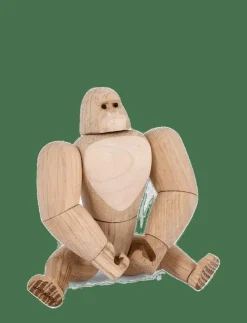 Novoform Mini gorilla - Träfigurer| Dekorationsdetaljer