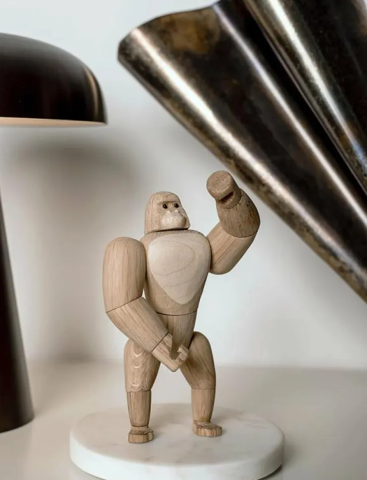 Novoform Mini gorilla - Träfigurer| Dekorationsdetaljer
