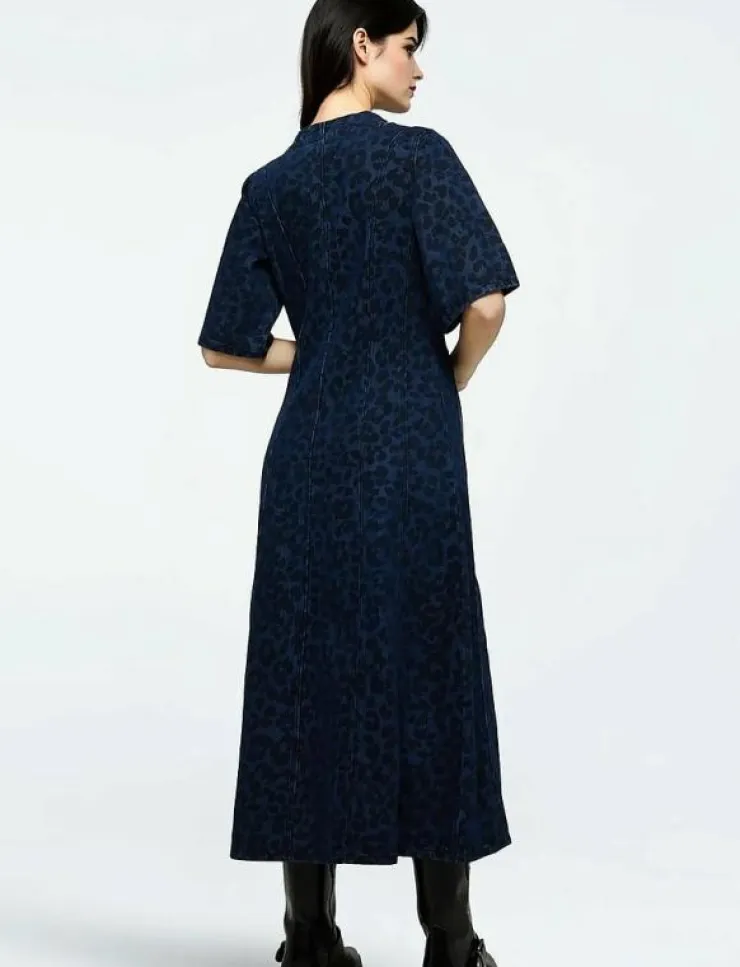 Moves Miriam dress 4416 - Midiklänningar|Kvinnor Denimkläder