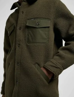 Lee Jeans MIXED SHERPA OVERSHIRT - Jackor & rockar| Overshirts