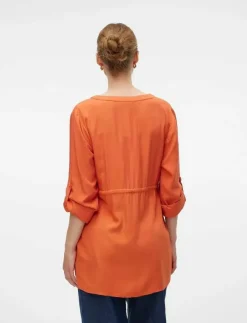 Mamalicious MLALICIA LIA L/S WO TOP 2F A. - Långärmade blusar|Kvinnor Mammakläder