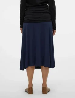 Kvinnor Mamalicious Mammakläder|MLALISON JRS A-LINE MIDI SKIRT - Midi kjolar