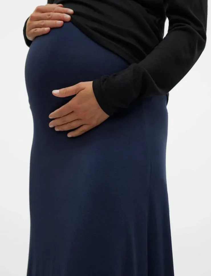 Kvinnor Mamalicious Mammakläder|MLALISON JRS A-LINE MIDI SKIRT - Midi kjolar