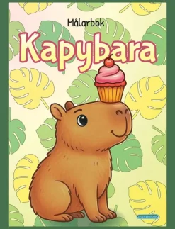 Kärnan MÅLARBOK KAPYBARAS - Målar- & pysselböcker|Barn Rita & Pyssla