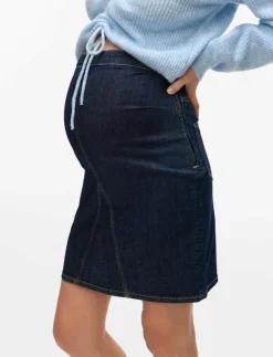 Mamalicious MLATLANTA ABK SKIRT - Jeanskjol|Kvinnor Mammakläder
