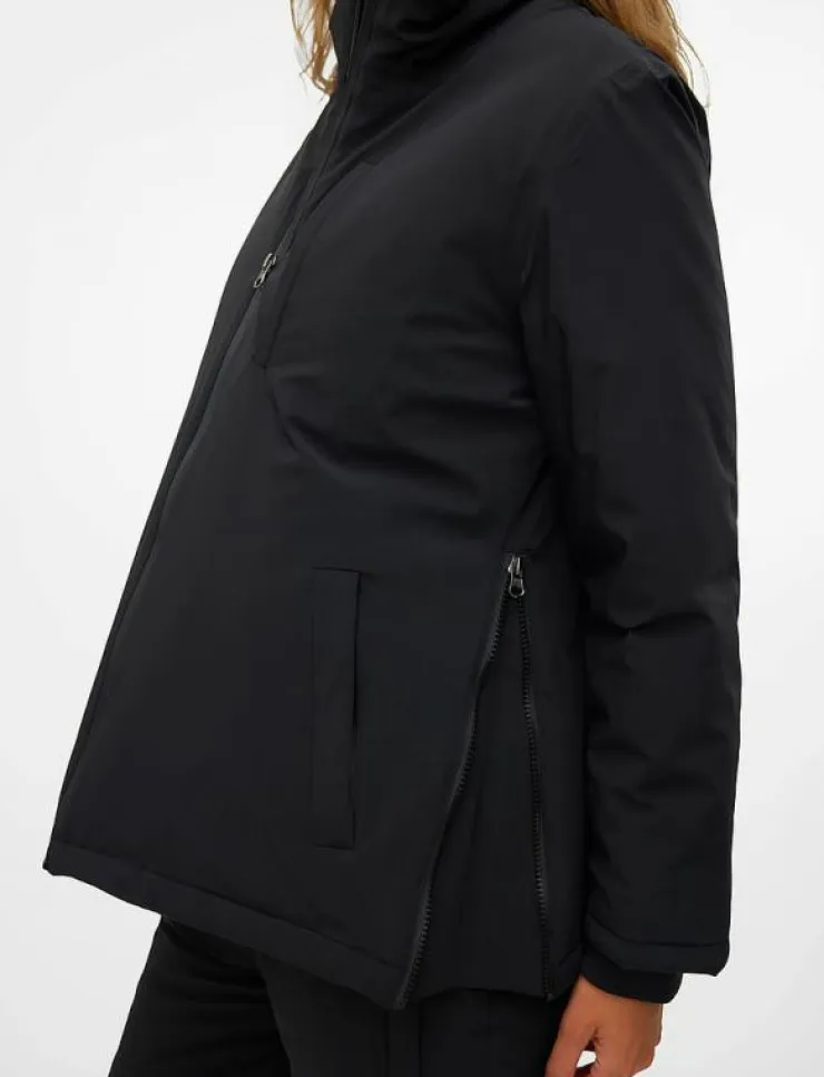 Kvinnor Mamalicious Mammakläder|Sweatshirts|MLBELLA 2IN1 ZIPPY SIDE JACKET - Mellanlager