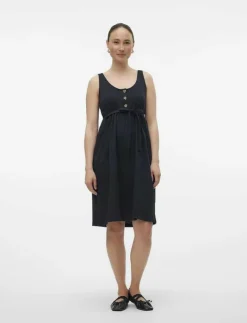 Mamalicious MLEVI LIA SL JRS ABK DRESS 2F NOOS - Midiklänningar|Kvinnor Mammakläder