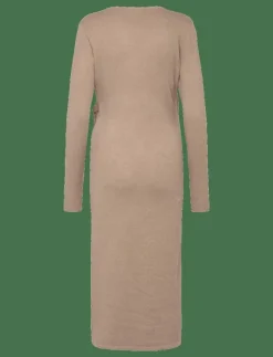 Mamalicious MLFIE TESS L/S KNIT MIDI DRESS 2F - Midiklänningar|Kvinnor Mammakläder