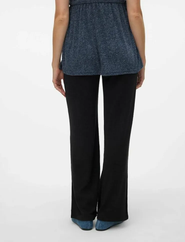 Kvinnor Mamalicious Mammakläder|MLFREDERIKKE WIDE SLIT JRS PANTS HW - Joggers