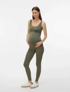 Kvinnor Mamalicious Mammakläder|MLHEAL TANK TOP A. - Linnen