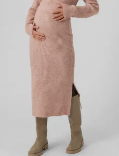 Mamalicious MLISLA KNIT MIDI SKIRT HW - Midi kjolar|Kvinnor Mammakläder
