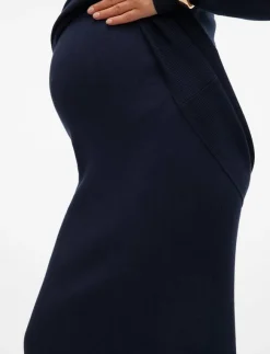 Mamalicious MLJACINA KNIT MIDI SKIRT HW - Midi kjolar|Kvinnor Mammakläder