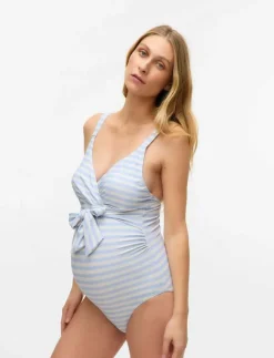 Mamalicious MLKATHY TESS PADDED SWIMSUIT 2F - Baddräkter|Kvinnor Mammakläder