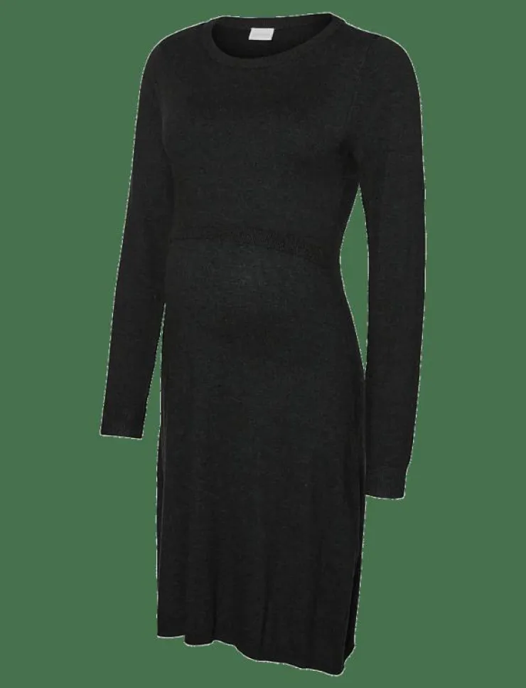 Kvinnor Mamalicious Mammakläder|MLMONICA JUNE L/S ABK DRESS 2F - Korta klänningar