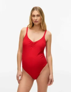 Mamalicious MLNAOMI HC SWIMSUIT - Baddräkter|Kvinnor Badkläder|Mammakläder