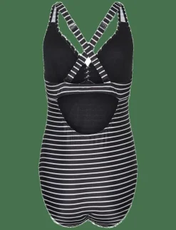 Kvinnor Mamalicious Mammakläder|MLNEWJOSE STRIPE SWIMSUIT RECYCLED A. - Baddräkter