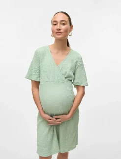 Kvinnor Mamalicious Mammakläder|MLNOVA TESS 24 JRS ABK DRESS 2F - Midiklänningar