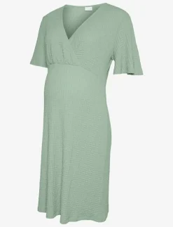Kvinnor Mamalicious Mammakläder|MLNOVA TESS 24 JRS ABK DRESS 2F - Midiklänningar
