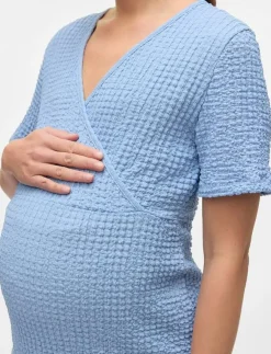 Mamalicious MLNOVA TESS SS JRS TOP 2F - Kortärmade blusar|Kvinnor Mammakläder